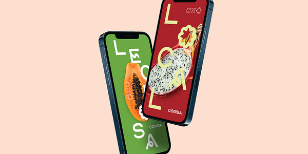 Card displaying COMBA typeface in various styles