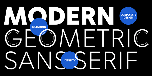 Card displaying Clother typeface in various styles