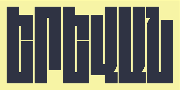 Card displaying Fit Armenian Variable typeface in various styles