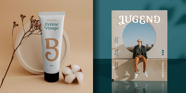 Card displaying Sirenia typeface in various styles