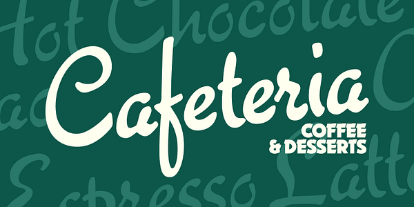 Card displaying Willard Sniffin Script typeface in various styles