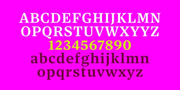 Card displaying Corsario Variable typeface in various styles