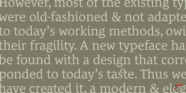 Card displaying Le Monde Courrier typeface in various styles