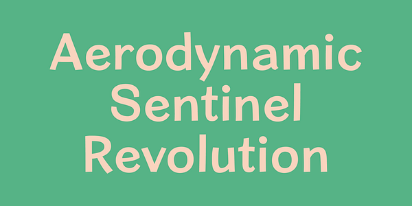 Carte présentant la police de caractères Cardigan dans différents styles