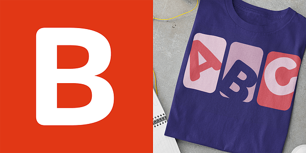 Card displaying Urbane Rounded typeface in various styles