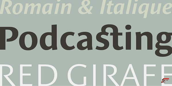 Card displaying Le Monde Sans typeface in various styles