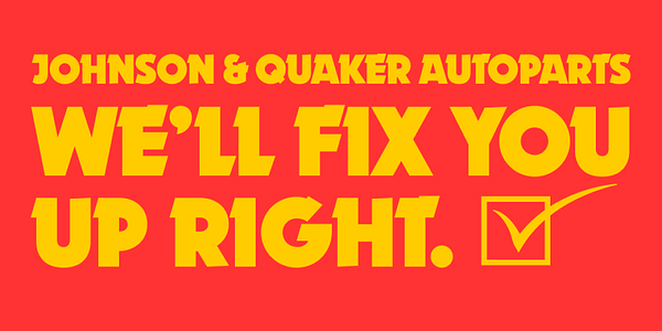 Card displaying Motorcross typeface in various styles