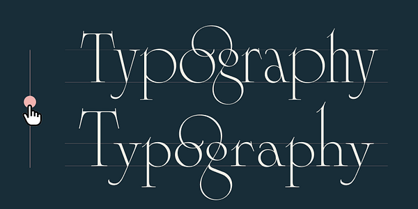 Card displaying Cisne Variable typeface in various styles