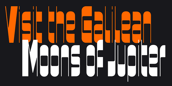 Card displaying Megabase typeface in various styles