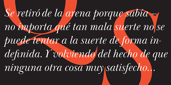 Card displaying Baskerville PT typeface in various styles