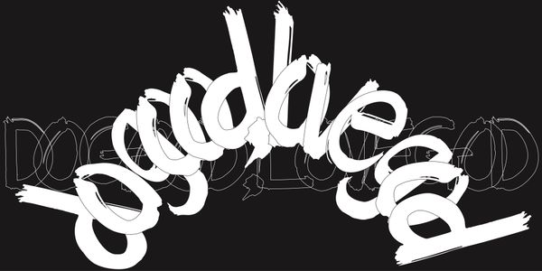 Card displaying AB Junglecock 01 typeface in various styles