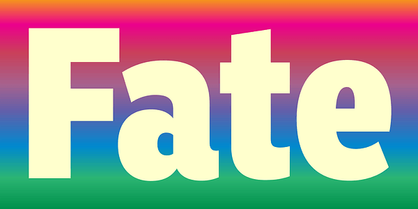 Card displaying Ballinger Condensed typeface in various styles