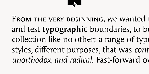 Card displaying FF Angie typeface in various styles