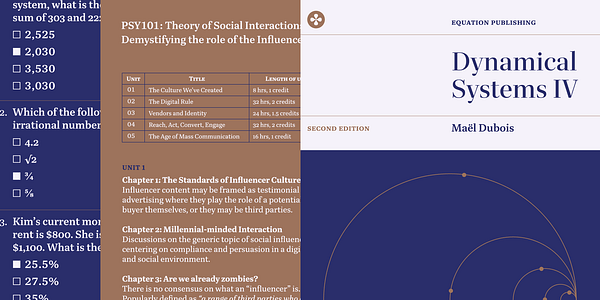 Card displaying Quinn Display typeface in various styles