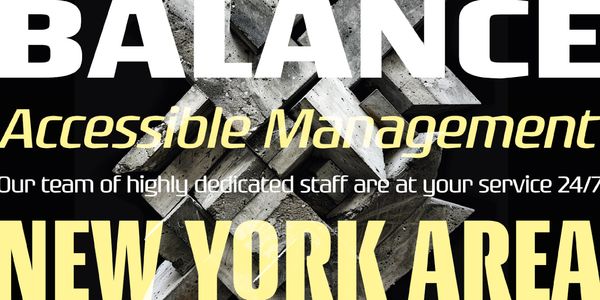 Card displaying Rogue Sans typeface in various styles