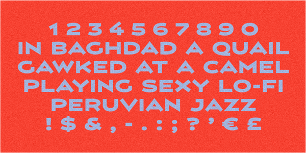 Card displaying Vortice typeface in various styles