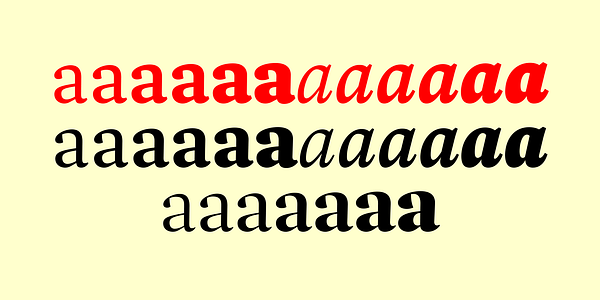 Card displaying Dashiell Text typeface in various styles