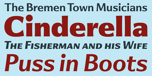 Card displaying SuperBlue typeface in various styles