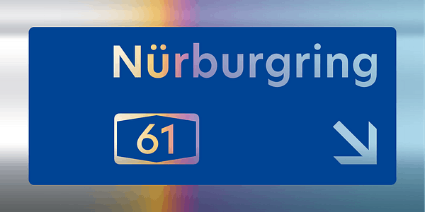 Card displaying New Hero typeface in various styles