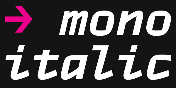 Card displaying TT Autonomous Mono typeface in various styles