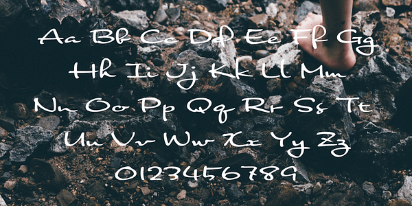 Card displaying Nothing typeface in various styles