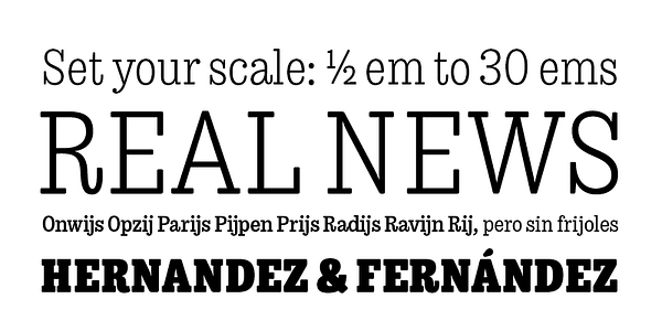 Card displaying Trevor typeface in various styles