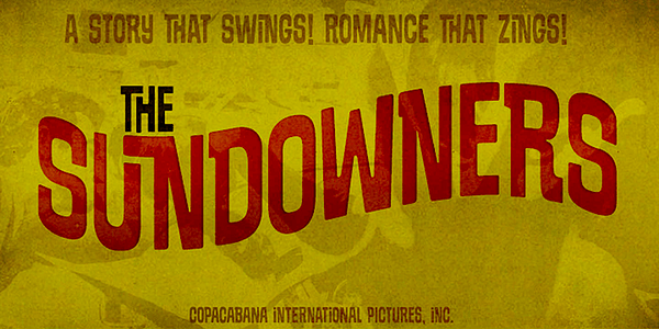 Card displaying Sundowners typeface in various styles