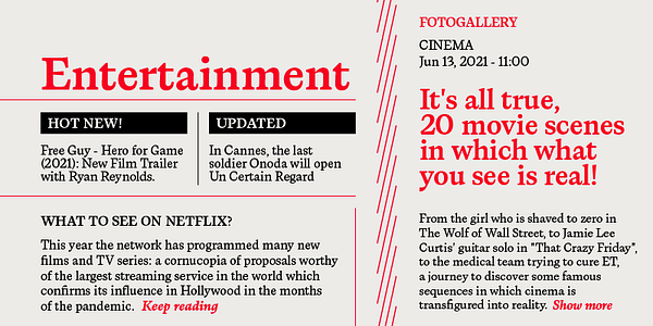 Card displaying Calvino typeface in various styles