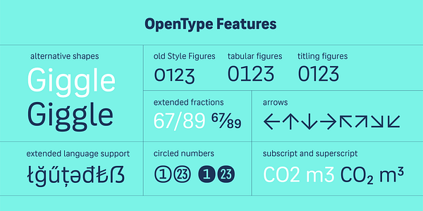 Card displaying Adapt Variable typeface in various styles