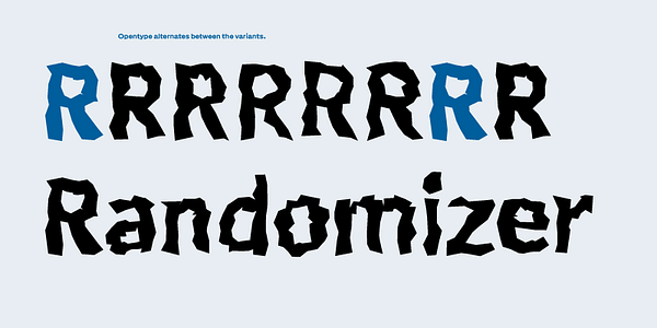 Card displaying LTR BeoSans typeface in various styles