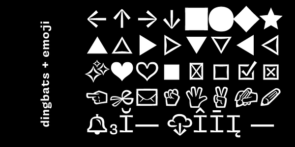 Card displaying Covik Sans Mono typeface in various styles