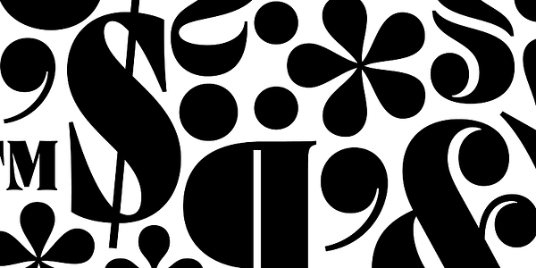 Card displaying Blaacck typeface in various styles