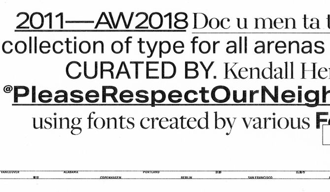 Kendall Henderson’s go-to fonts for clarity