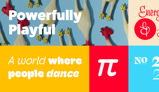 Bold, animated fonts full of whimsy.