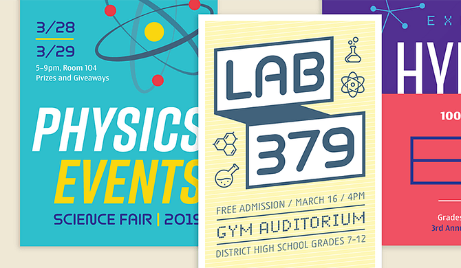 Get that sci-fi overtone with fonts that make great posters or signage.