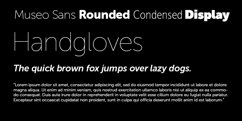 Museo Sans | Adobe Fonts