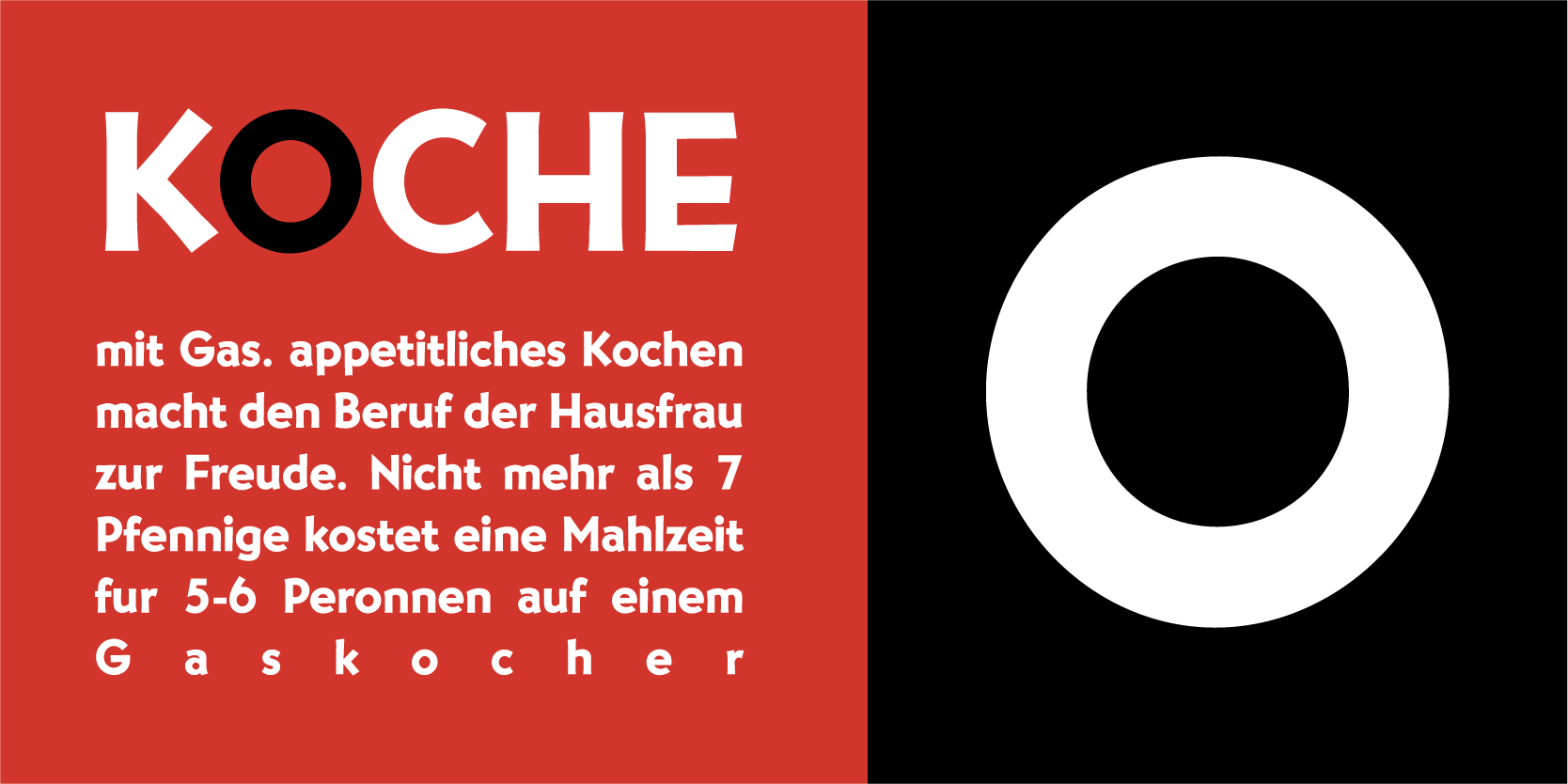 Card displaying Bernhard Gothic URW typeface in various styles