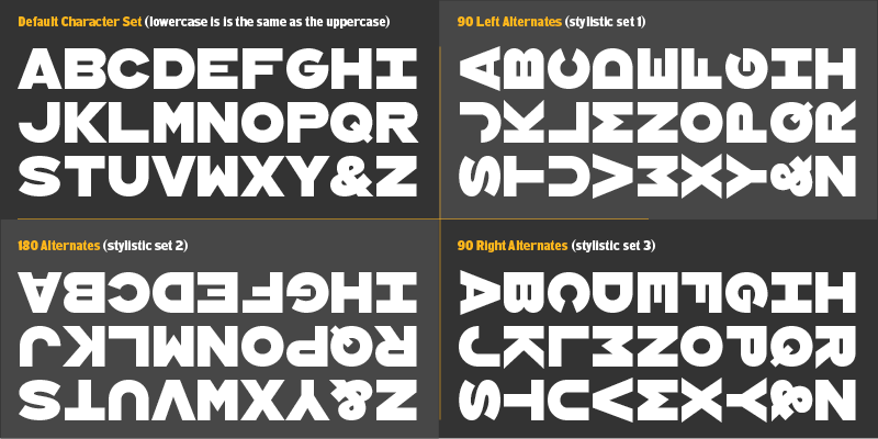 Card displaying HWT Konop typeface in various styles