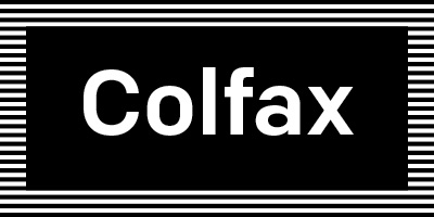 Card displaying Colfax typeface in various styles