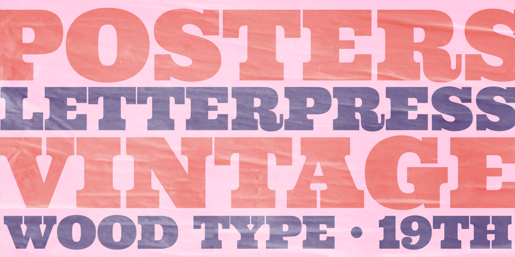 Card displaying Ultra typeface in various styles