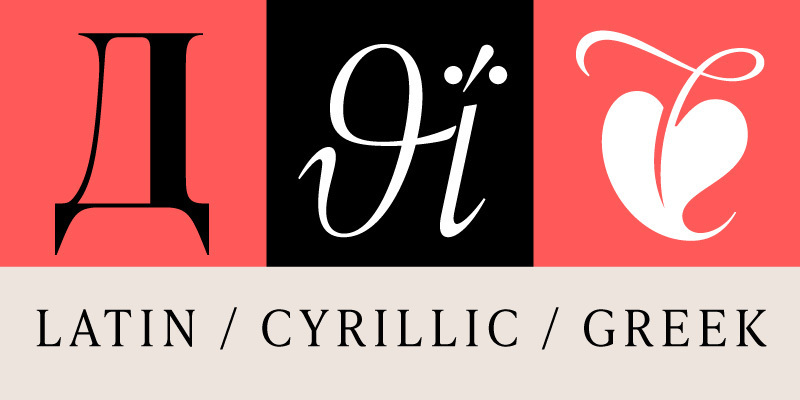 Card displaying IvyPresto Headline typeface in various styles