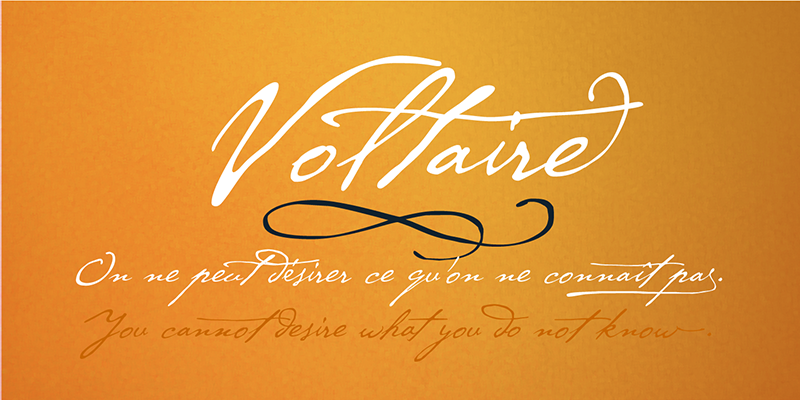 Card displaying P22 Cezanne typeface in various styles