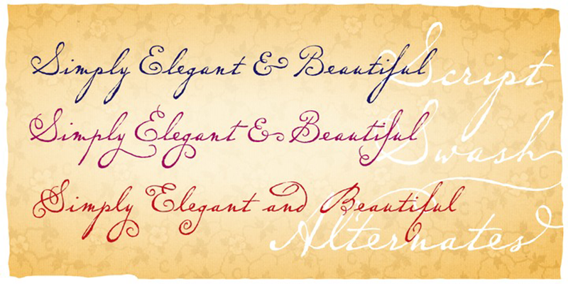 Card displaying P22 Dearest typeface in various styles
