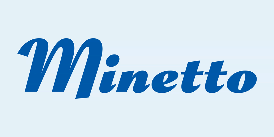 Card displaying Minetto Variable typeface in various styles