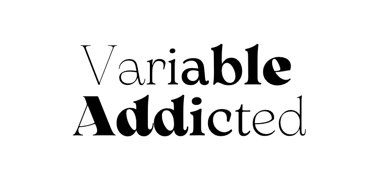 Card displaying Arsenica Variable typeface in various styles