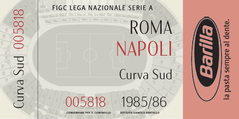Card displaying Olimpico typeface in various styles